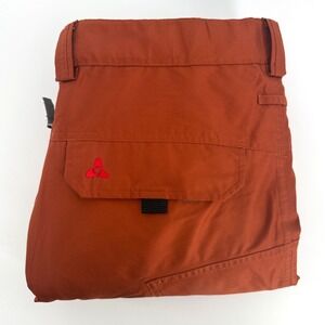 Turbine FDGB Mens Snowboard Pants Burnt Orange Cargo Ski Pants Size Medium